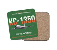 Thumbnail for KC-135Q Blackbird Tanker design on green 1 piece coaster