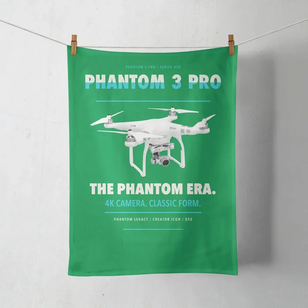 DJI Phantom 3 Professional design on green towel