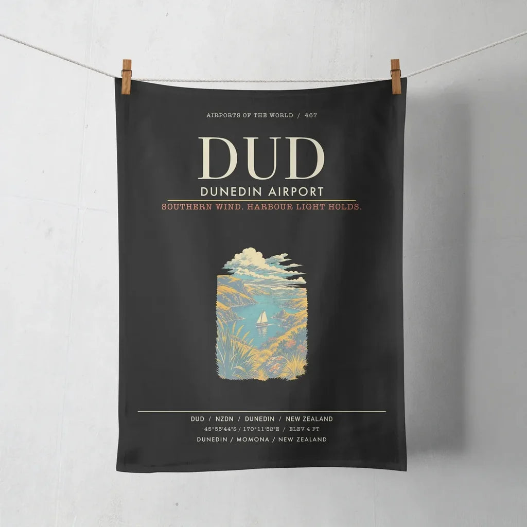 Dunedin Airport DUD - Black
