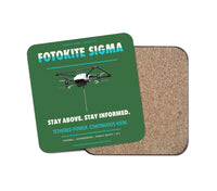 Thumbnail for Fotokite Sigma design on green 1 piece coaster
