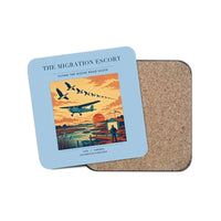 Thumbnail for The Migration Escort - Designed Coasters design on light blue 1-piece