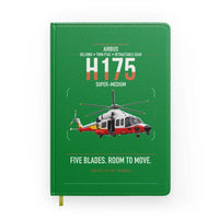 Thumbnail for Airbus H175 design on green notebook