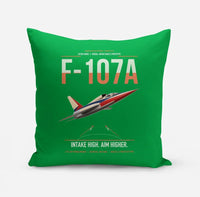 Thumbnail for F-107A Ultra Sabre design on green pillow