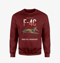 Thumbnail for F-4C Phantom II design on wine red sweatshirt