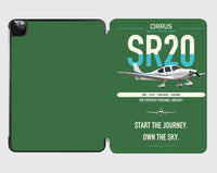 Thumbnail for Cirrus SR20 design on green ipad tablet case
