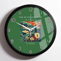 Thumbnail for VINTAGE G4078 - The Headland Light - Designed Wall Clocks design on green framed