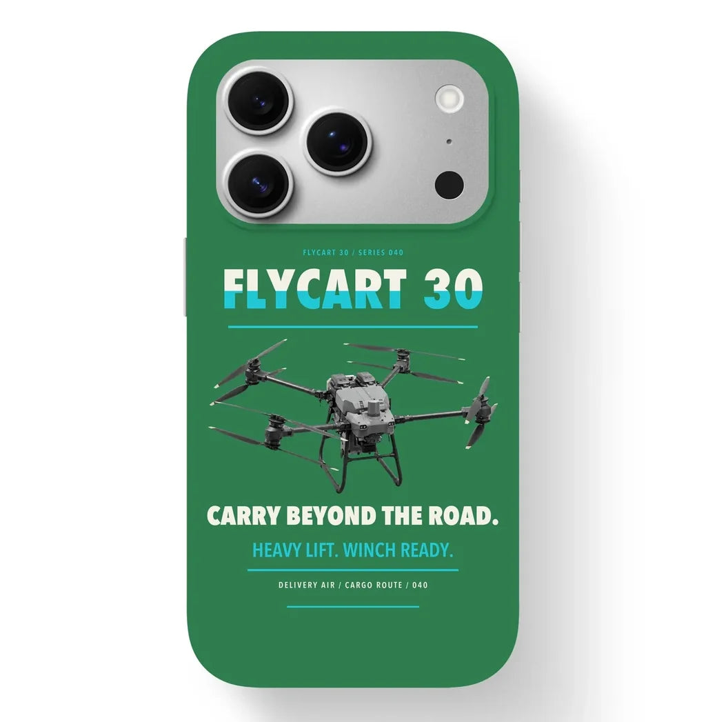 DJI FlyCart 30 Case design on green iphone case