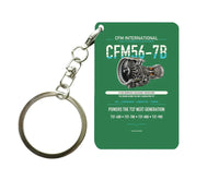 Thumbnail for CFM56-7B Key Chain design on green key chain