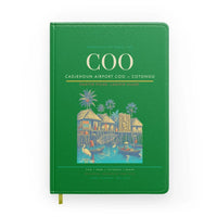 Thumbnail for Cadjehoun Airport (COO) design on green notebook