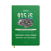 Thumbnail for 915 iS design on green notebook