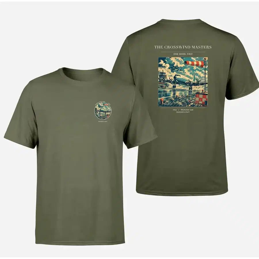 VINTAGE G4109 - The Crosswind Masters - Double-Side T-Shirt design on greenarmy double side t shirt