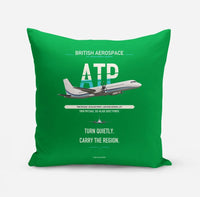 Thumbnail for British Aerospace ATP design on green pillow