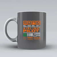 Thumbnail for Customisable Airline Pilot Label Mug - view 8