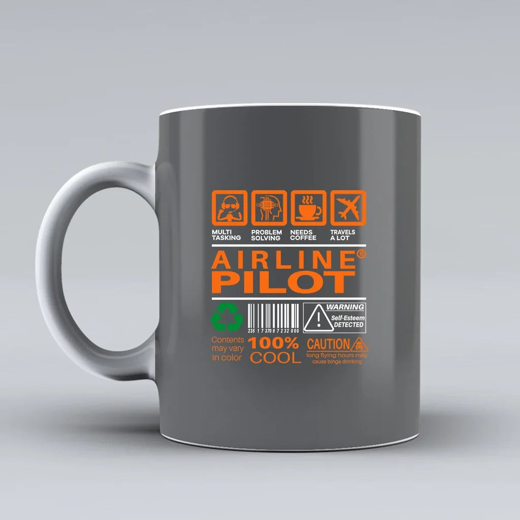 Customisable Airline Pilot Label Mug - view 8