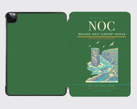 Thumbnail for Ireland West Airport Knock (NOC) design on green ipad tablet case