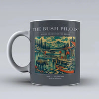 Thumbnail for VINTAGE G4029 - The Bush Pilots - Ceramic Mug design on gray