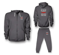 Thumbnail for Once You've Tasted Flight Zipped Hoodie - Dark Gray