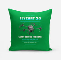 Thumbnail for DJI FlyCart 30 design on green pillow