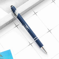 Thumbnail for Custom Name (Badge 3) touch pen - navy blue