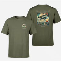 Thumbnail for VINTAGE G4045 - The Weather Flight - Double-Side T-Shirt design on greenarmy double side t shirt
