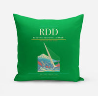 Thumbnail for Redding Regional Airport (RDD) design on green pillow