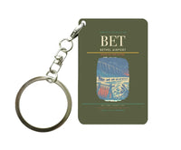 Thumbnail for Bethel Airport (BET) design on green army key chain