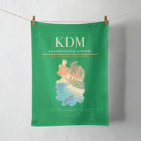 Thumbnail for Kaadedhdhoo Airport (KDM) design on green towel