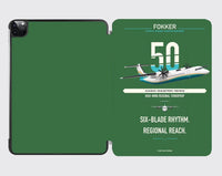 Thumbnail for Fokker 50 design on green ipad tablet case