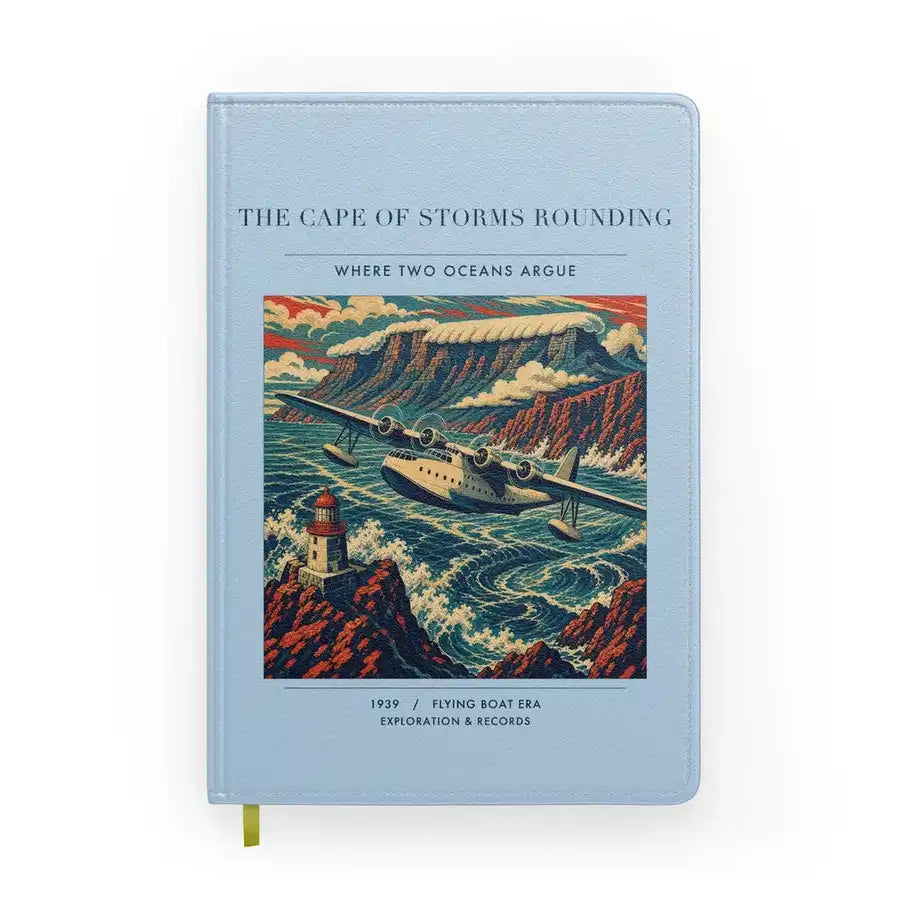 VINTAGE G4494 - The Cape Of Storms Rounding - Designed Notebooks design on lightblue