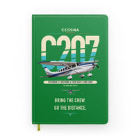 Thumbnail for Cessna T207A Stationair 8 design on green notebook