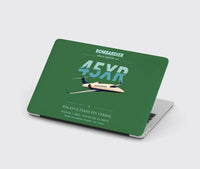 Thumbnail for Bombardier Learjet 45XR design on green MacBook case
