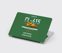 Thumbnail for Canadair CL-415 design on green MacBook case
