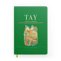Thumbnail for Tartu Airport (TAY) design on green notebook