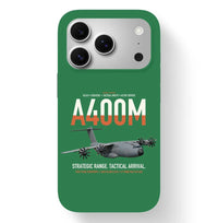 Thumbnail for Airbus A400M Atlas design on green magsafe iphone case, for iPhone 17 Pro