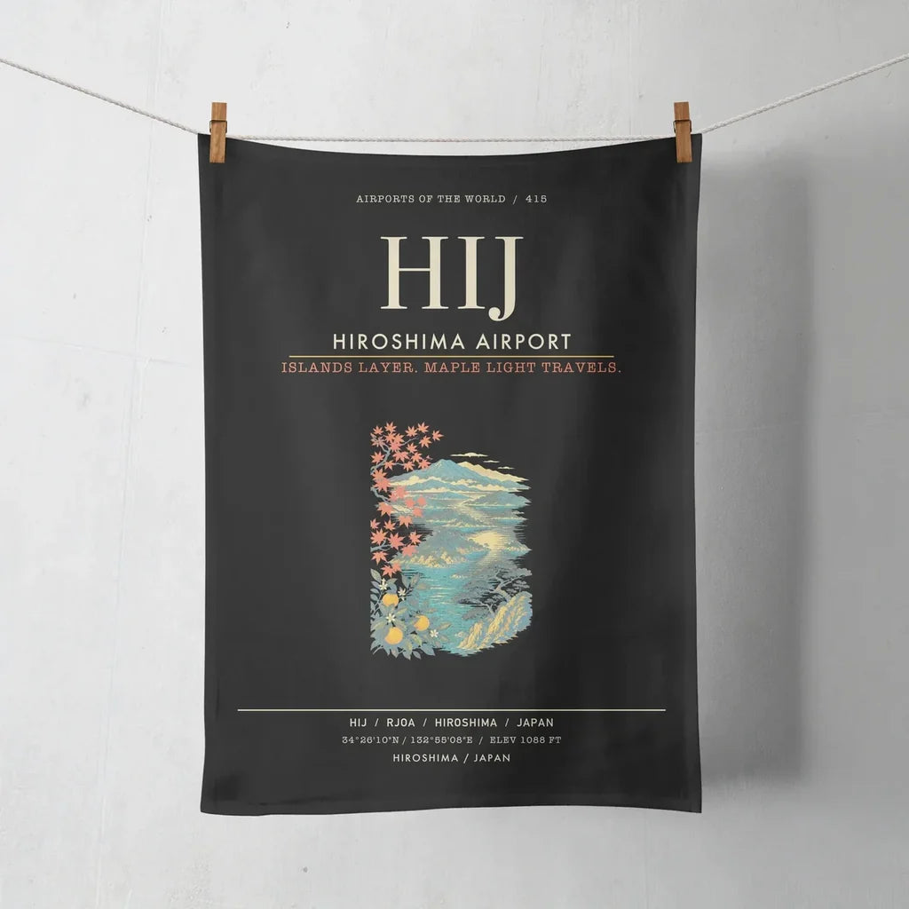 Hiroshima Airport HIJ - Black