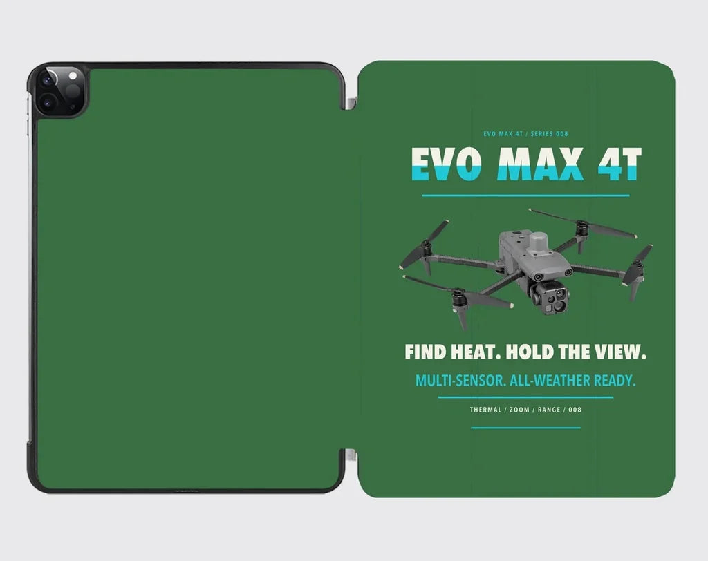 Autel EVO Max 4T design on green ipad tablet case