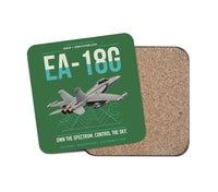 Thumbnail for EA-18G Growler design on green 1 piece coaster