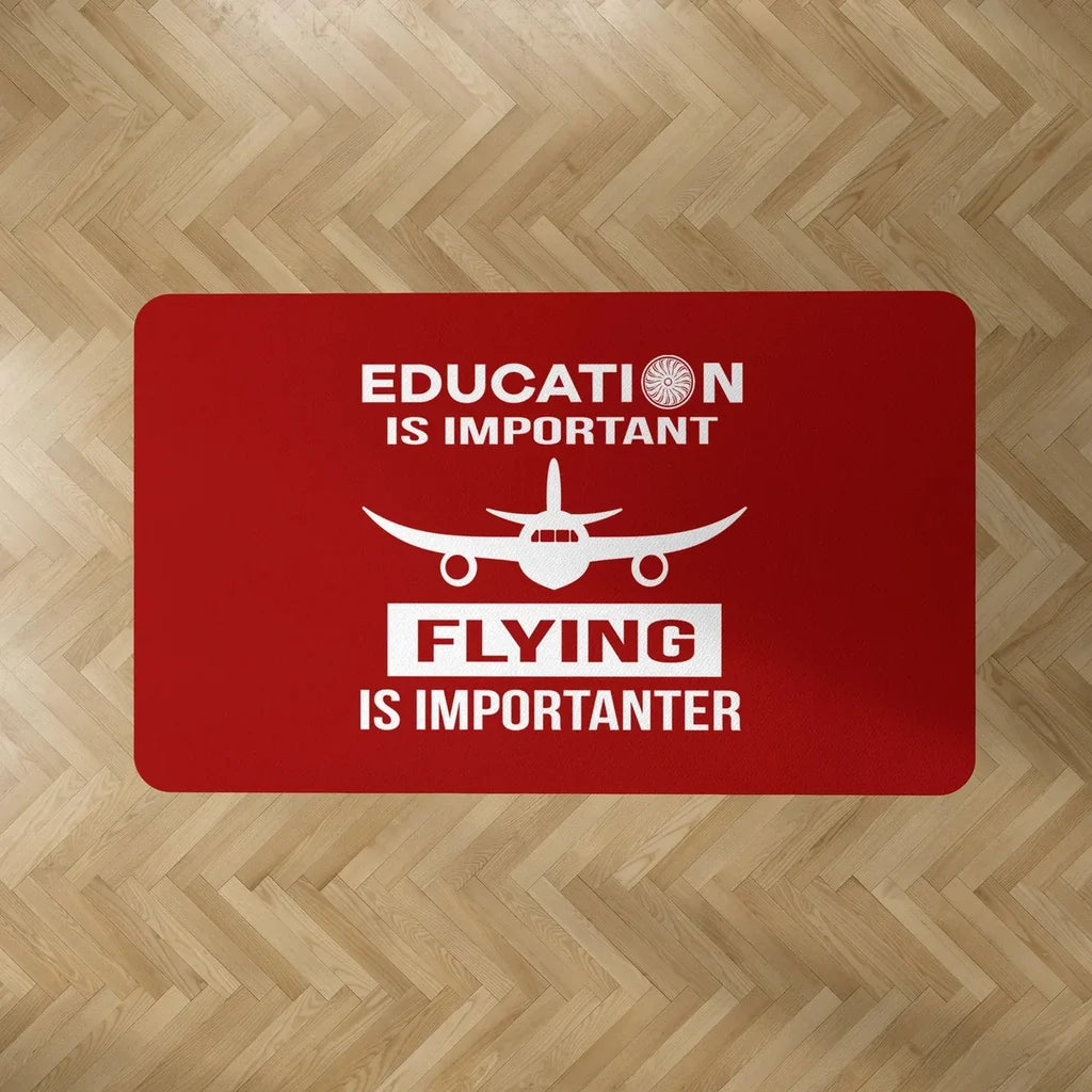 Flying is Importanter Floor Mat - view 8