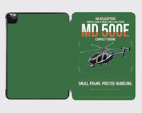 Thumbnail for MD Helicopters MD 500E design on green ipad tablet case
