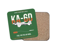 Thumbnail for KA-6D Intruder design on green 1 piece coaster