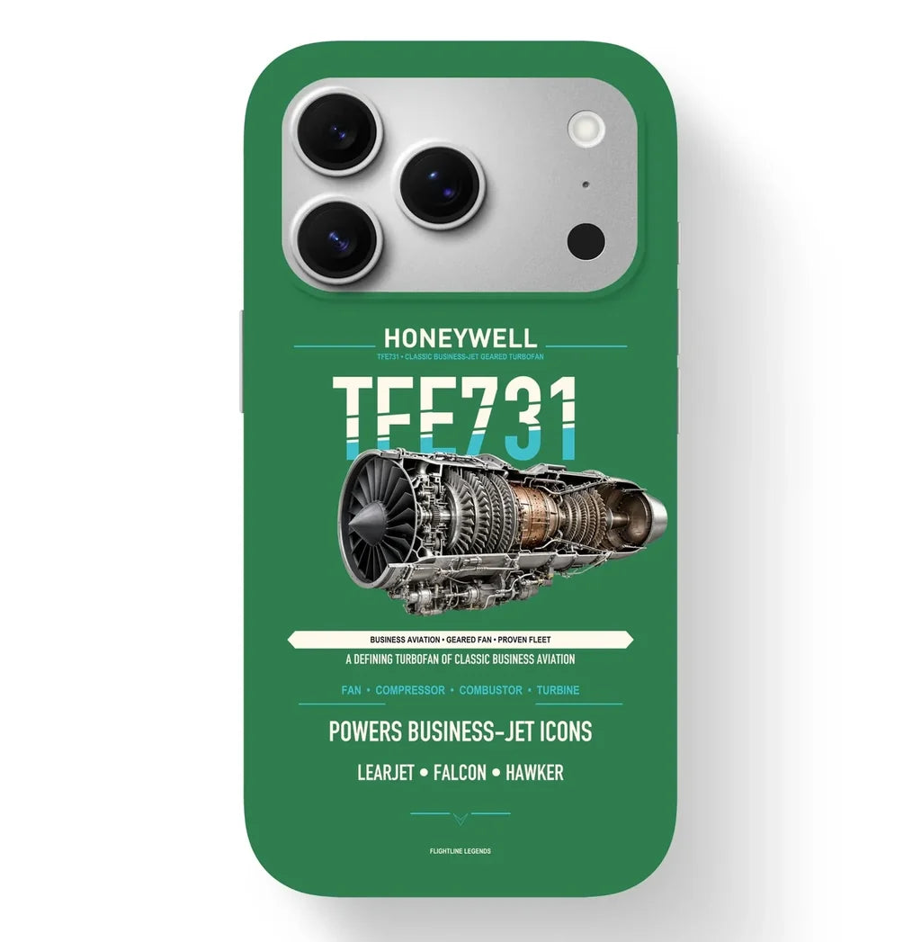 TFE731 Case design on green iphone case