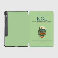 Thumbnail for Kigali International Airport (KGL) design on light green samsung tablet tablet case