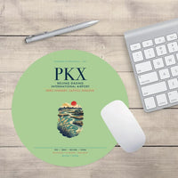 Thumbnail for Beijing Daxing International Airport (PKX) design on light green round mouse pad