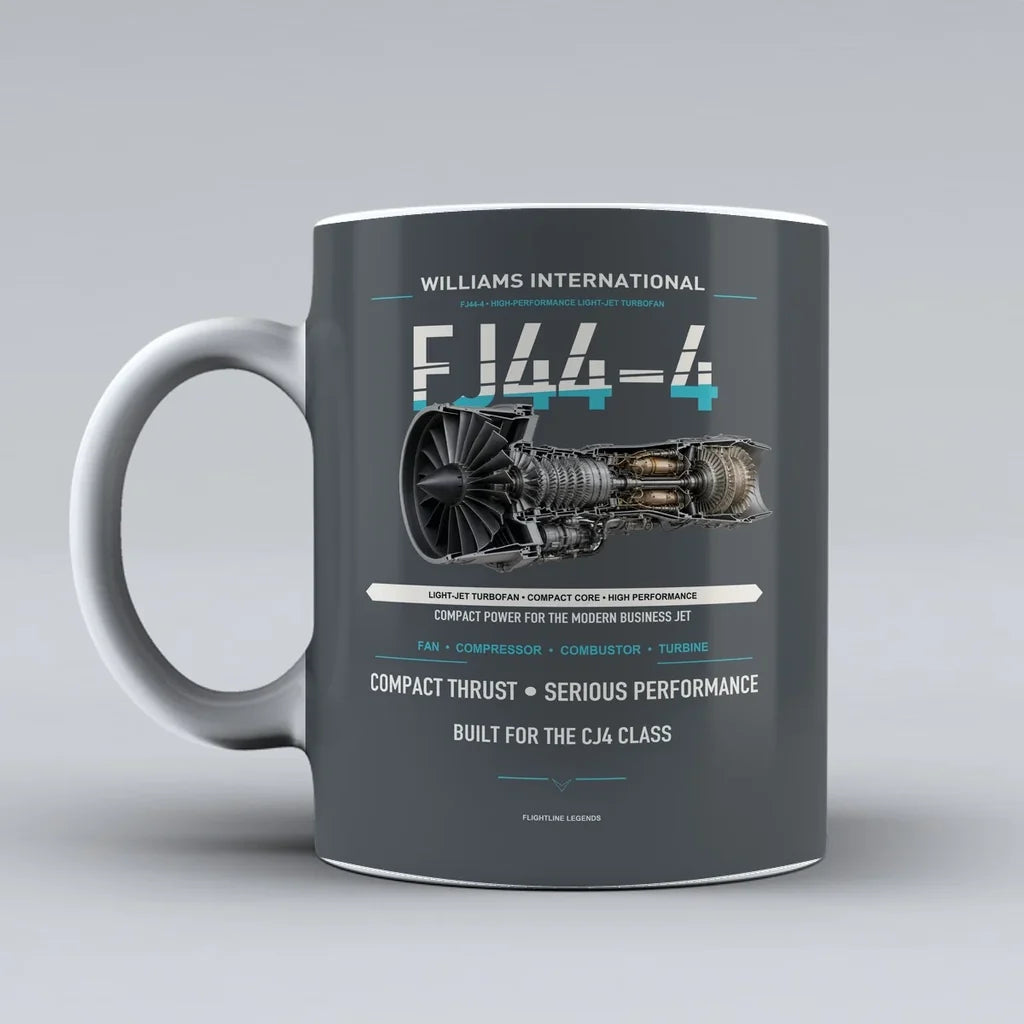 Mug design on gray fj44 4