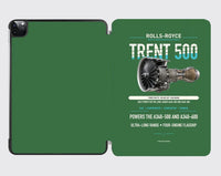 Thumbnail for TRENT 500 design on green ipad tablet case
