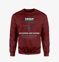 Thumbnail for Ascent AeroSystems Spirit design on wine red sweatshirt