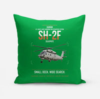 Thumbnail for Kaman SH-2F Seasprite design on green pillow