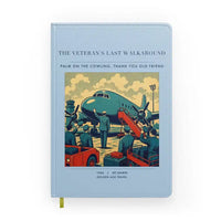 Thumbnail for VINTAGE G4453 - The Veteran's Last Walkaround - Designed Notebooks design on lightblue