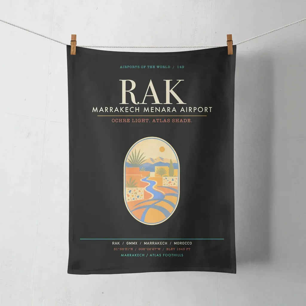 Marrakech Menara Airport RAK - Ochre Garden Pulse - Black