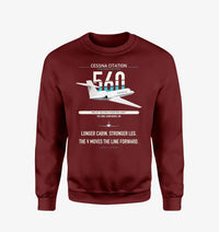Thumbnail for Cessna Citation 560 - Citation V design on wine red sweatshirt